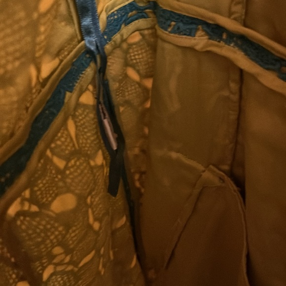 Diane von Furstenberg Carpreena Mini Pebble Lace Sleeveless Teal Green Dress 12 - Picture 11 of 16